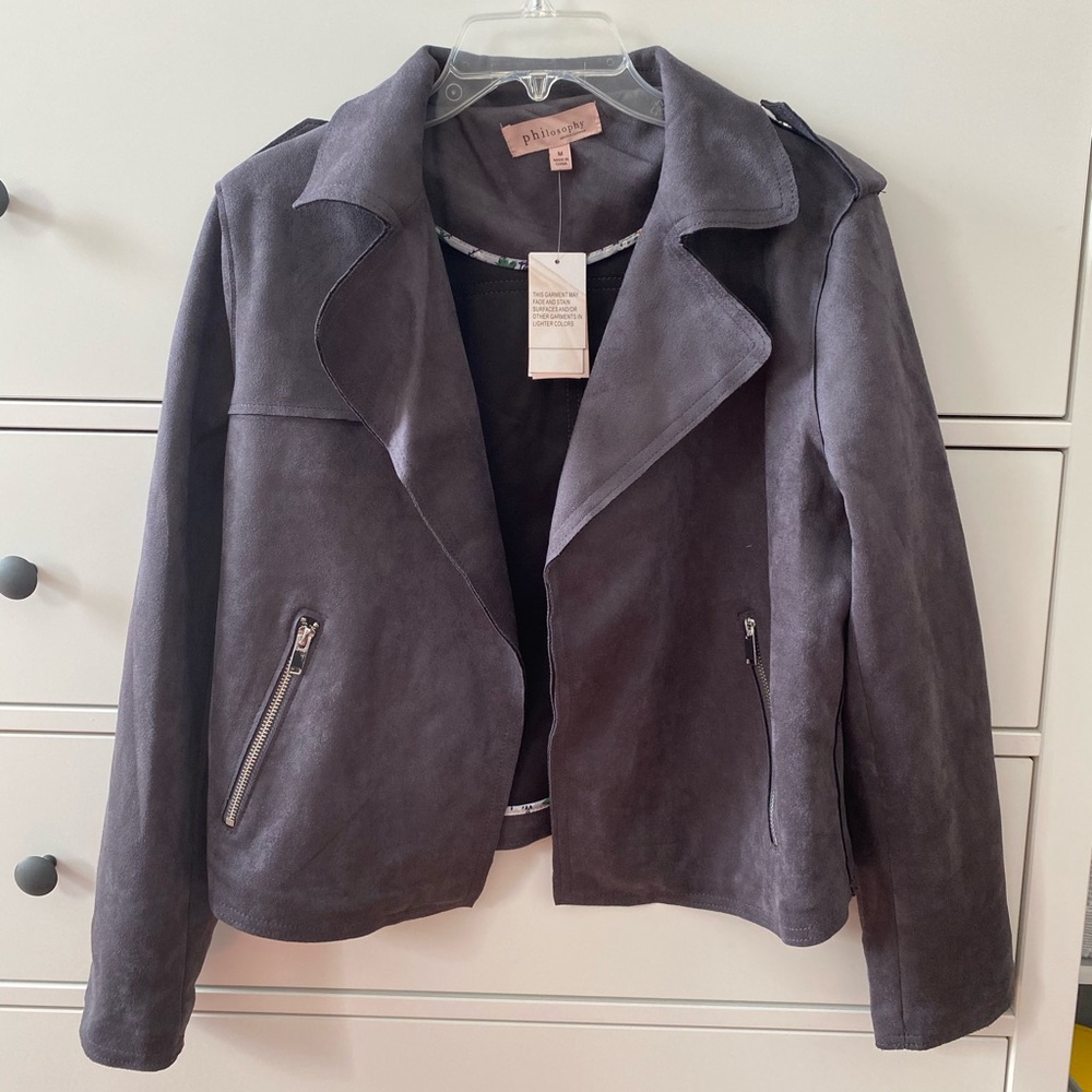 NWT Philosophy Women’s Jacket, Faux Leather